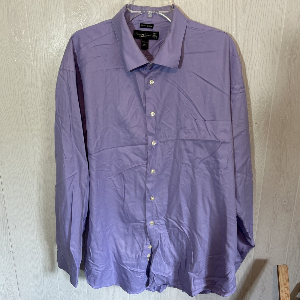 pronto uomo dress shirt 18 1/2 Lavender 36/37